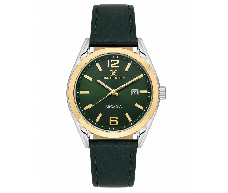 MONTRE DANIEL KLEIN AU QUARTZ AVEC BRACELET DE CUIR
