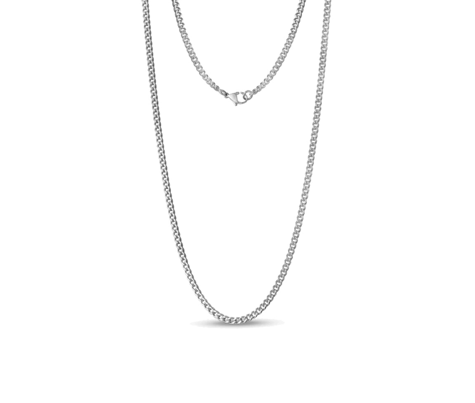 CHAINE EN ACIER À MAILLE GOURMETTE - AZ SSN112W24 - AREZZO