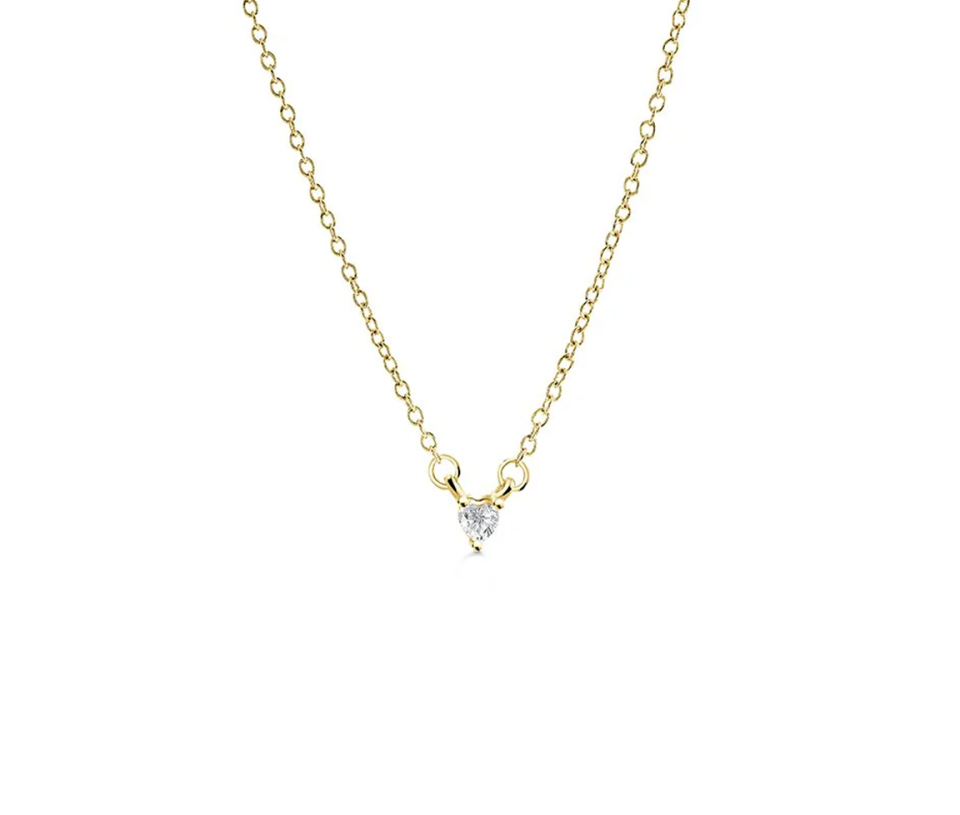 COLLIER COEUR CUBIQUE
