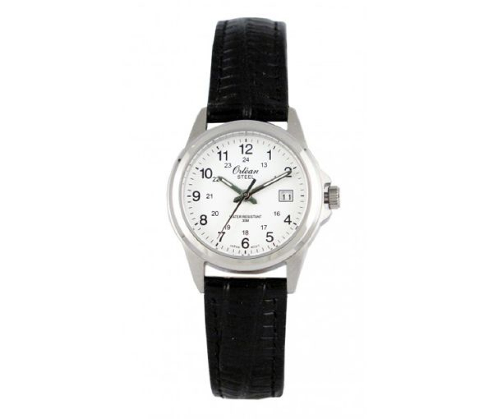M.D.ORLÉAN ECONO ACIER CUIR NOIR DATE - BA ME2404B - ORLEAN