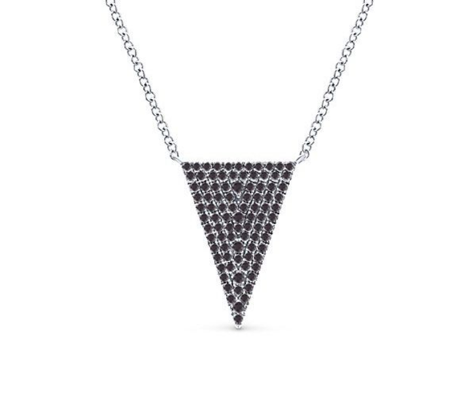 COLLIER 14K 0,30 CT DIAMANTS NOIRS 18'' - GC NK5216W4 - GABRIEL&CO