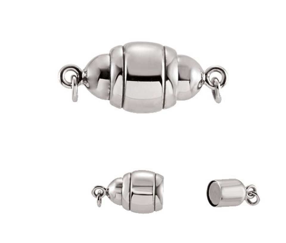 FERMOIR ARGENT MAGNÉTIQUE - ST 28892 - PERLE D'IMPORTATION