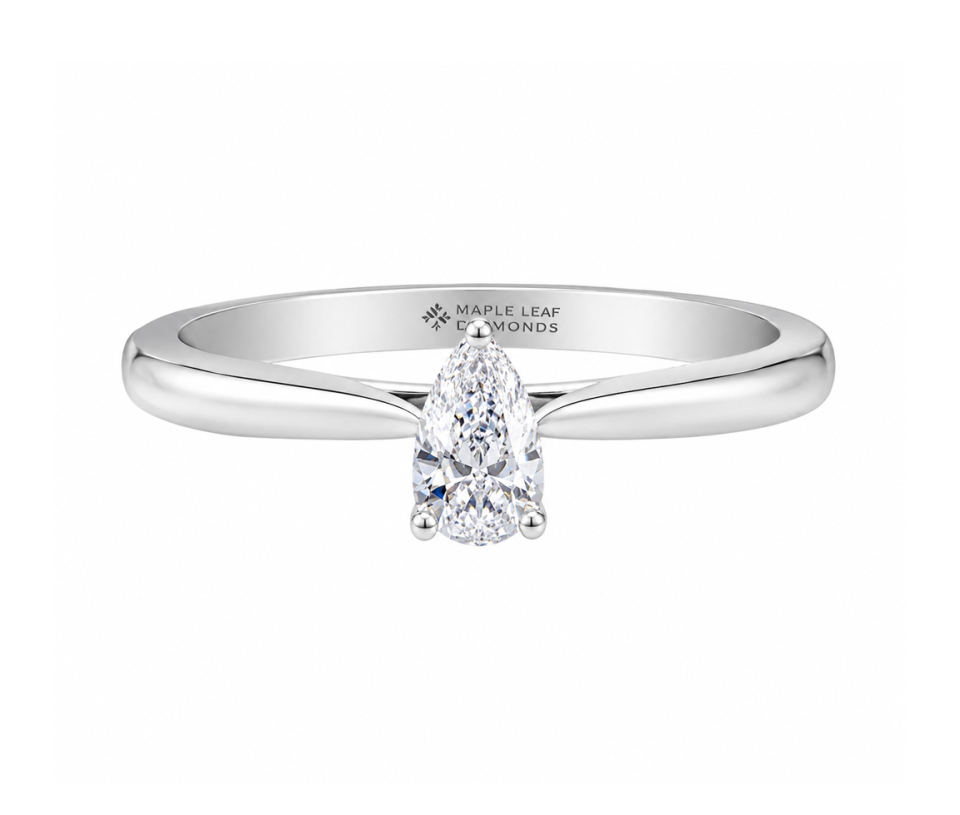 BAGUE AVEC DIAMANT CANADIEN 