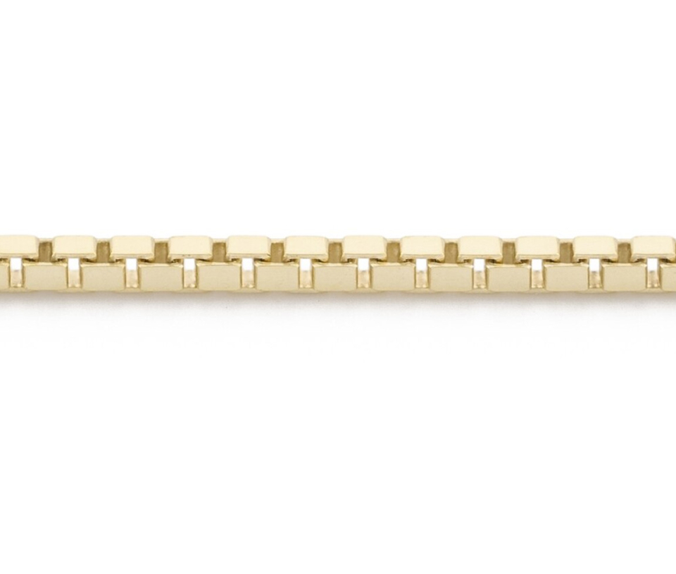 CHAINE EN OR 10K À MAILLE CARRÉ - SY ORO10Y - BIJOUX D'IMPORTATION
