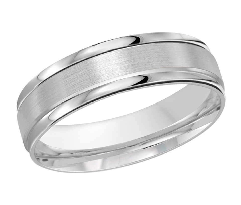 JONC EN OR 10K À REBORD BOMBÉ - ML FT031/6W1 - MALO 