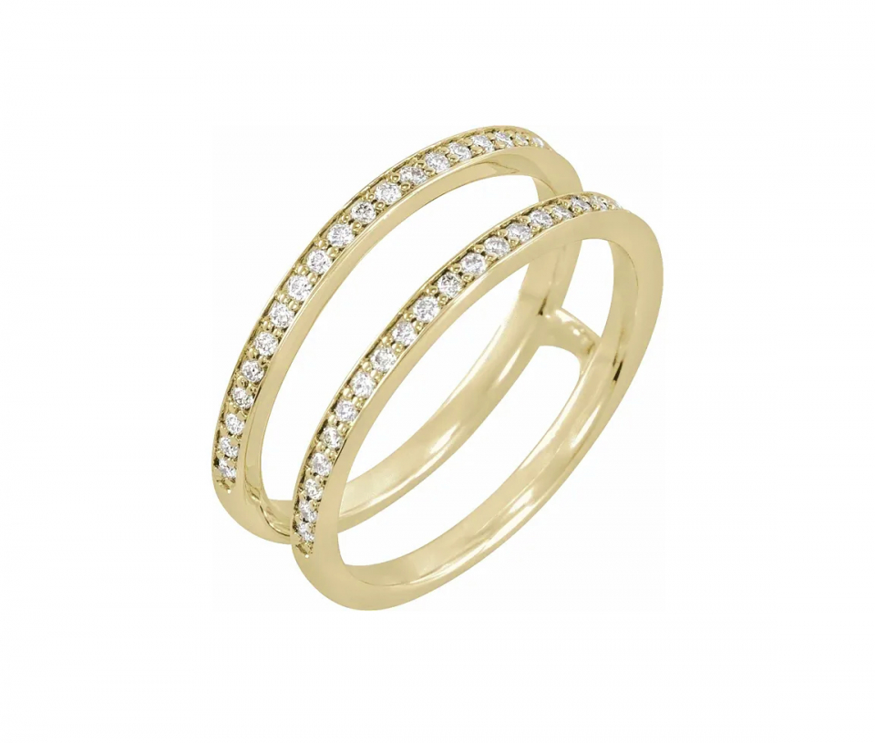 JACKET EN OR 14K SERTI DE DIAMANTS - ST 122245YN - BIJOUX IMPORTATION