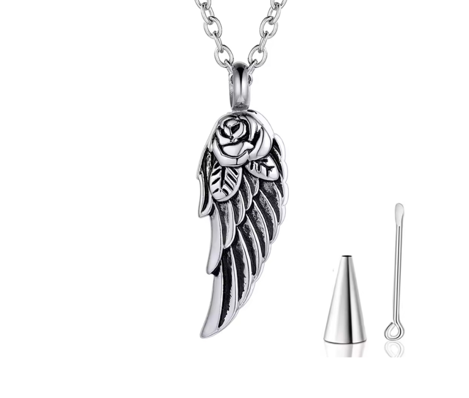 URNE POUR CENDRES AILE/ROSE