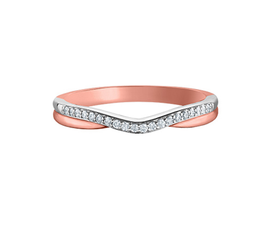 JONC EN OR 2 TONS OU TOUT BLANC SERTI DE DIAMANTS
